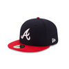 NEW ERA 59FIFTY ATLANTA BRAVES HOME AUTHENTIC COLLECTION ON FIELD HAT
