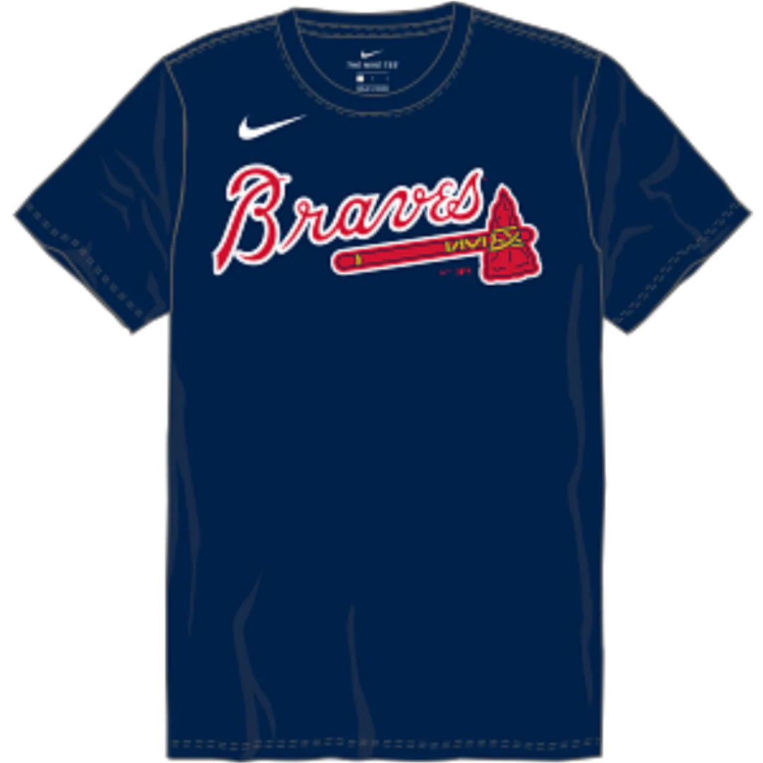 Atlanta Braves Nike T-Shirt - Navy