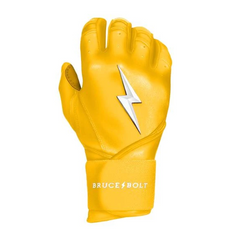 PREMIUM PRO Long Cuff Batting - Yellow