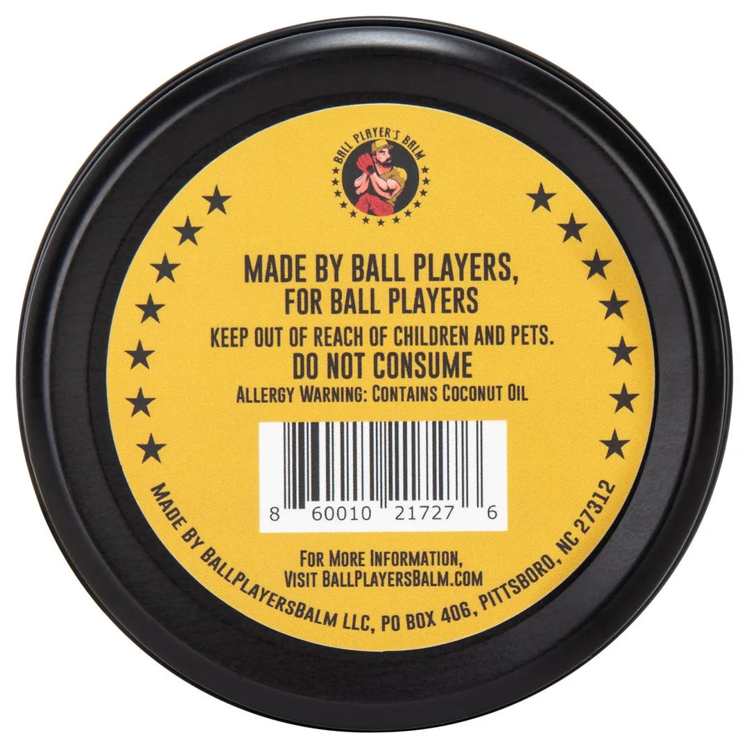 Ball Player’s Balm Glove Cleaner – Deep Cleaning Balm for Leather Baseball Gloves (2oz)