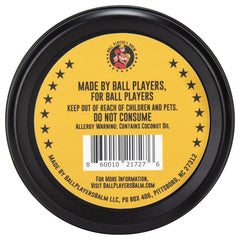 Ball Player’s Balm Glove Cleaner – Deep Cleaning Balm for Leather Baseball Gloves (4oz)