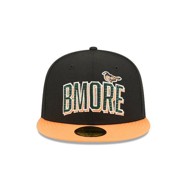 Baltimore Orioles 2026 City Connect BMORE 59FIFTY Fitted Hat – Black Orange New Era MLB Cap