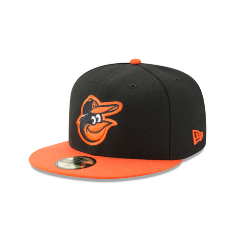 NEW ERA 59FIFTY BALTIMORE ORIOLES ROAD AUTHENTIC COLLECTION ON FIELD FITTED HAT