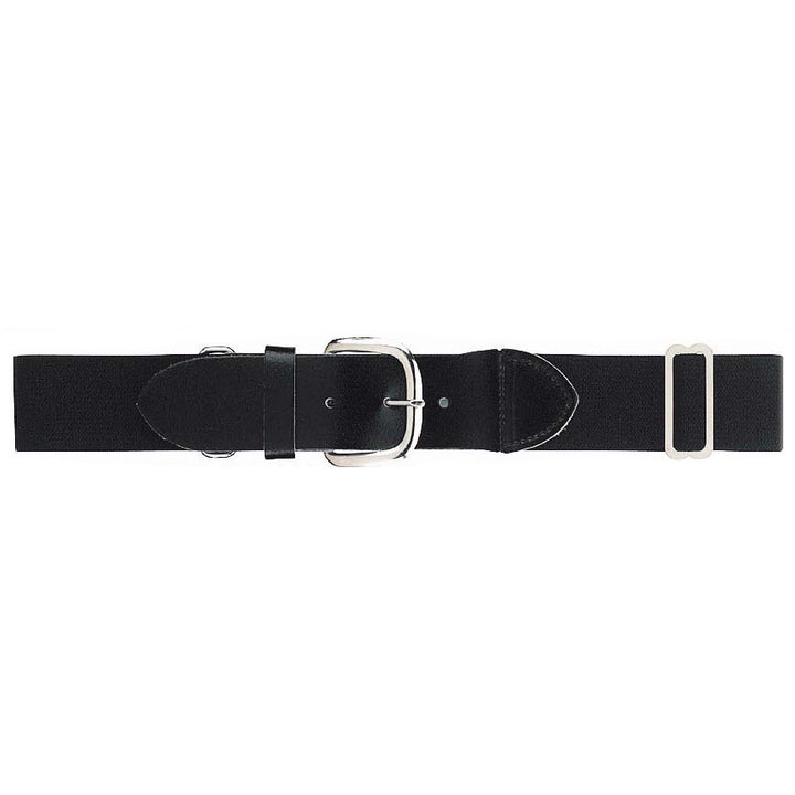 Baseball Belt with Cowhide Leather Tabs – Adjustable Adult Elastic Uniform Belt | 1.5" Wide