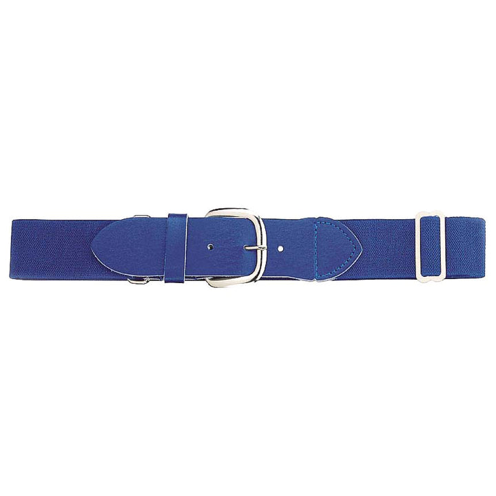 Baseball Belt with Cowhide Leather Tabs – Adjustable Adult Elastic Uniform Belt | 1.5" Wide