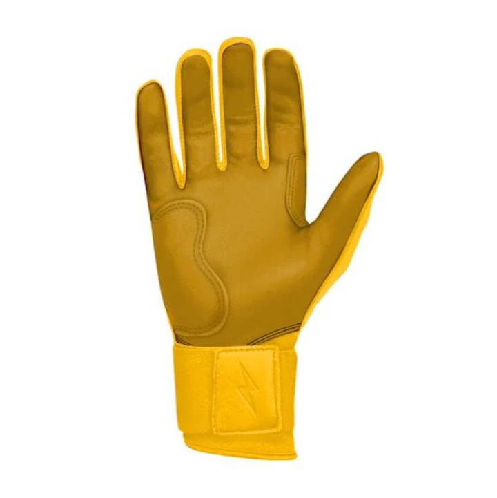 Bruce Bolt Premium Pro Long Cuff Batting - Yellow3