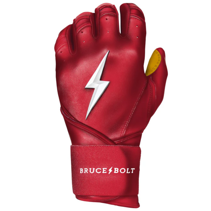 Bruce_Bolt_Premium_Pro_Youth_Long_Cuff_Batting_Gloves_Red1
