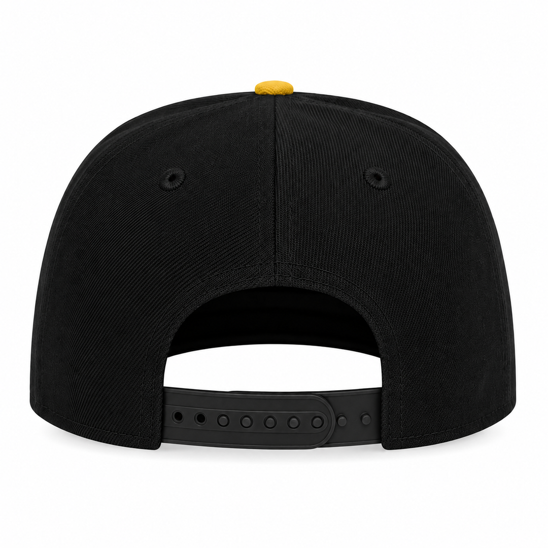 New Era Texas Rangers 9FIFTY A-Frame Curved 40th Anniversary Patch Snapback Hat Black | MLB Adjustable Cap