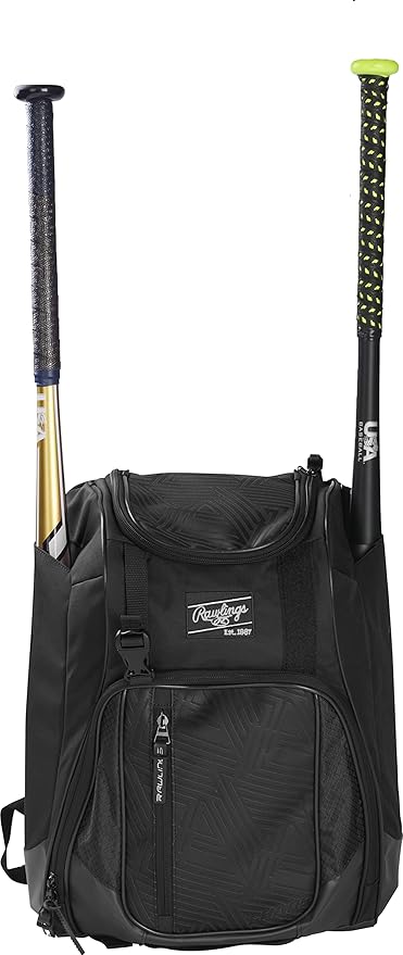 Rawlings Chaos Youth Baseball Softball Backpack – Sleek, Durable Gear Hauler