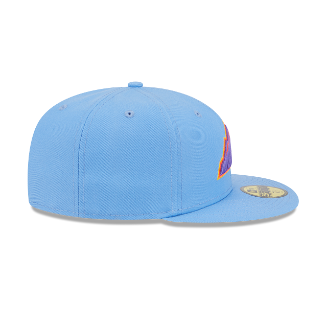 MLB Colorado Rockies New Era 2025 City Connect 59FIFTY Fitted Hat – Light Blue Authentic Collection