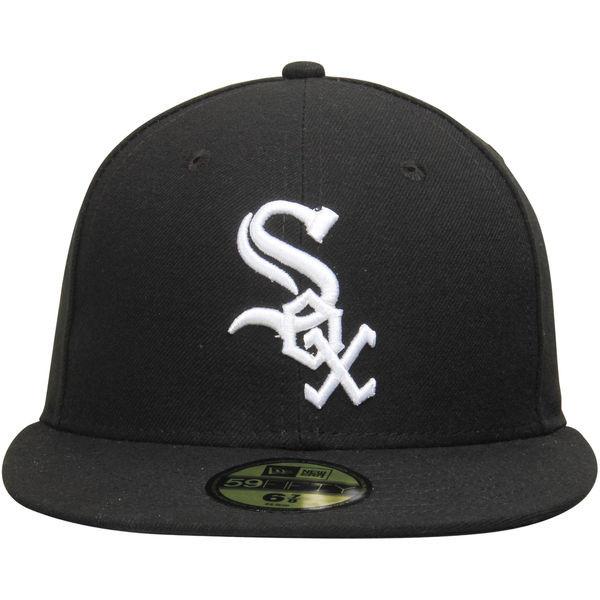 Chicago White Sox New Era Black Game Authentic Collection On-Field 59FIFTY Fitted Hat-2