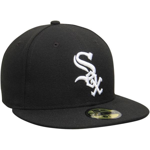 Chicago White Sox New Era Black Game Authentic Collection On-Field 59FIFTY Fitted Hat