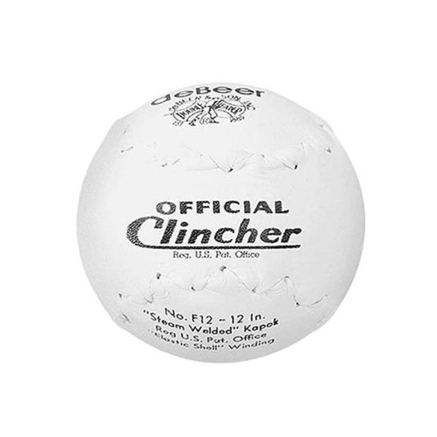 Lot De 2 Balles De Softball Officielles DeBeer XF12 - Cuir Extra Doux Lot De 2 Balles De Softball Officielles DeBeer XF12 - Cuir Extra Doux