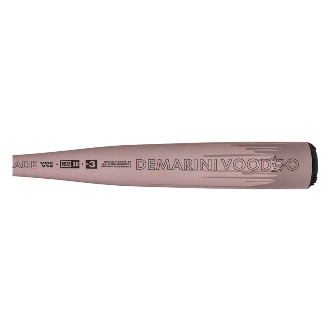 DeMarini 2025 Voodoo ONE Rose Gold (-3) BBCOR BaseBall_Bat-WBD2628010..