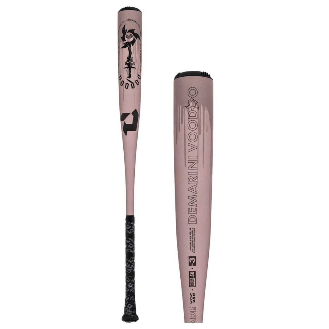 DeMarini 2025 Voodoo ONE Rose Gold (-3) BBCOR BaseBall Bat - WBD2628010