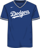 Nike Los Angeles Dodgers Men's MLB Institutional V-Neck SS Synthetic Jersey