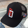 Dominican Republic SnapBack Mesh Royal Red Cap RD_Black1