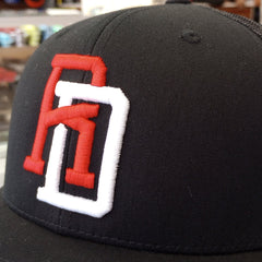 Dominican Republic SnapBack Mesh Royal Red Cap RD_Black2