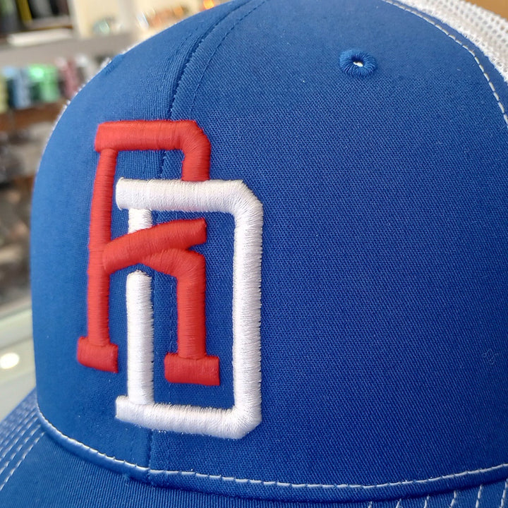 Dominican Republic SnapBack Mesh Royal Red Cap RD_Royal/White2