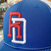 Dominican Republic SnapBack Mesh Royal Red Cap RD_Royal/White2