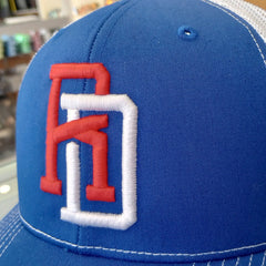 Dominican Republic SnapBack Mesh Royal Red Cap RD_Royal/White2