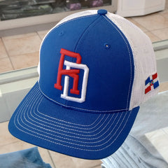 Dominican Republic SnapBack Mesh Royal Red Cap RD_Royal/White4