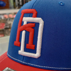 Dominican Republic SnapBack Mesh Royal Red Cap RD_Royal_White_Red1