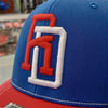 Dominican Republic SnapBack Mesh Royal Red Cap RD_Royal_White_Red1