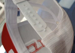 Dominican Republic SnapBack Mesh Royal Red Cap RD_Royal_White_Red2