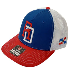 Dominican Republic SnapBack Mesh Royal Red Cap RD_Royal_White_Red