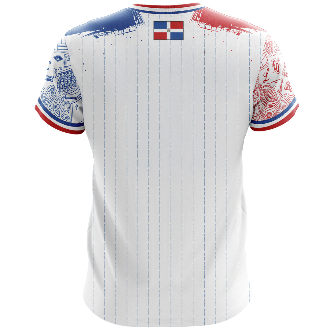 Dominicana Jersey | Cultural Heritage Tee – Premium Soft Fabric & Vivid Print