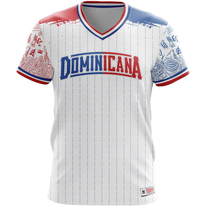Dominicana Jersey | Cultural Heritage Tee – Premium Soft Fabric & Vivid Print