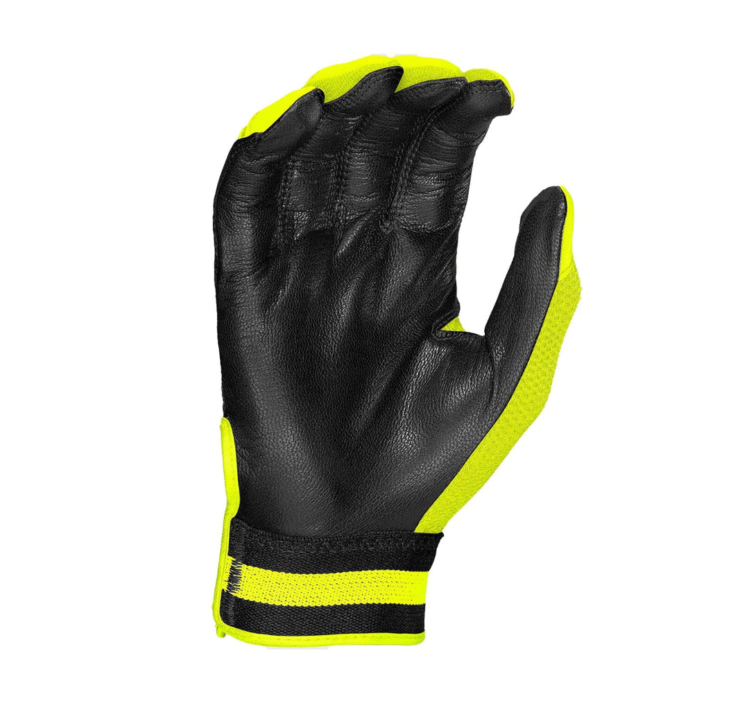 Easton Walk-Off NX Baseball Batting Gloves_NeonYellow1