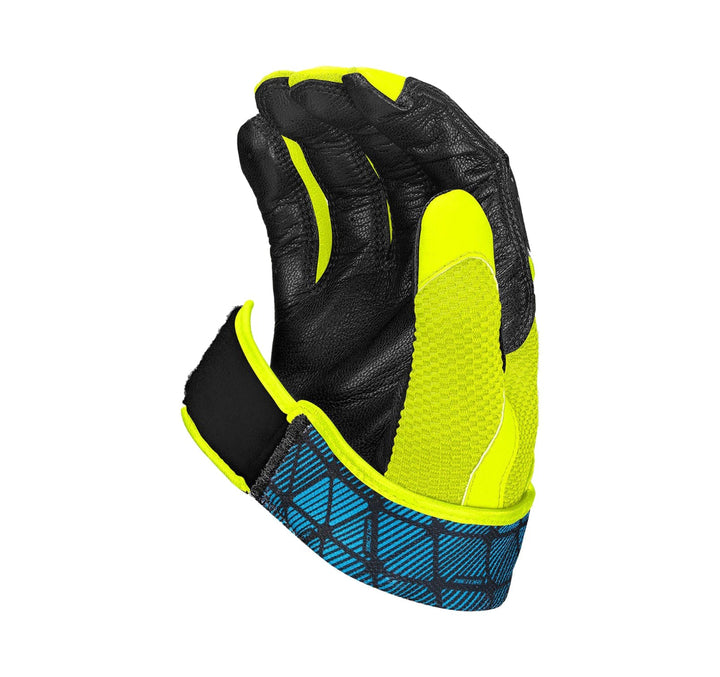 Easton Walk-Off NX Baseball Batting Gloves_NeonYellow2