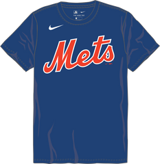 Men's New York Mets Nike Institutional S/S Crew Neck Drifit T-Shirt