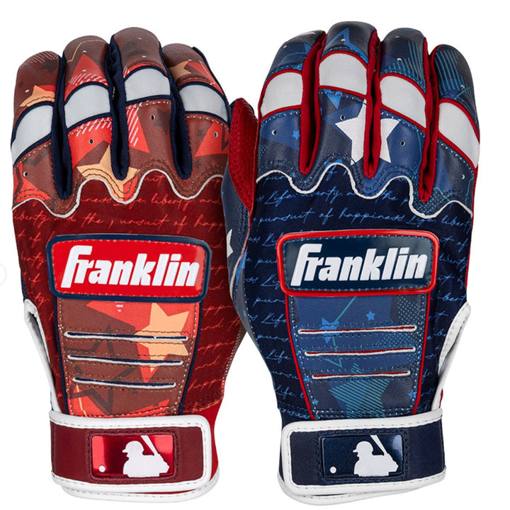Franklin USA 250 Limited Edition Batting Gloves – Patriotic Baseball &amp;amp; Softball Batting Gloves