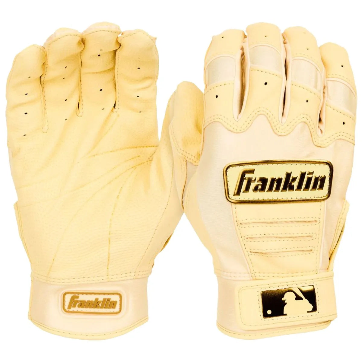 Franklin CFX Pro Chrome Batting Gloves | Gold Edition | MLB Pro