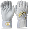 Franklin Infinite Powerstrap Series Adult Batting Gloves - Long Cuff_White