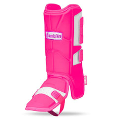 Franklin PRT Adult Baseball and Softball Leg Guard - Ultimate Protection at the Plate_Pink