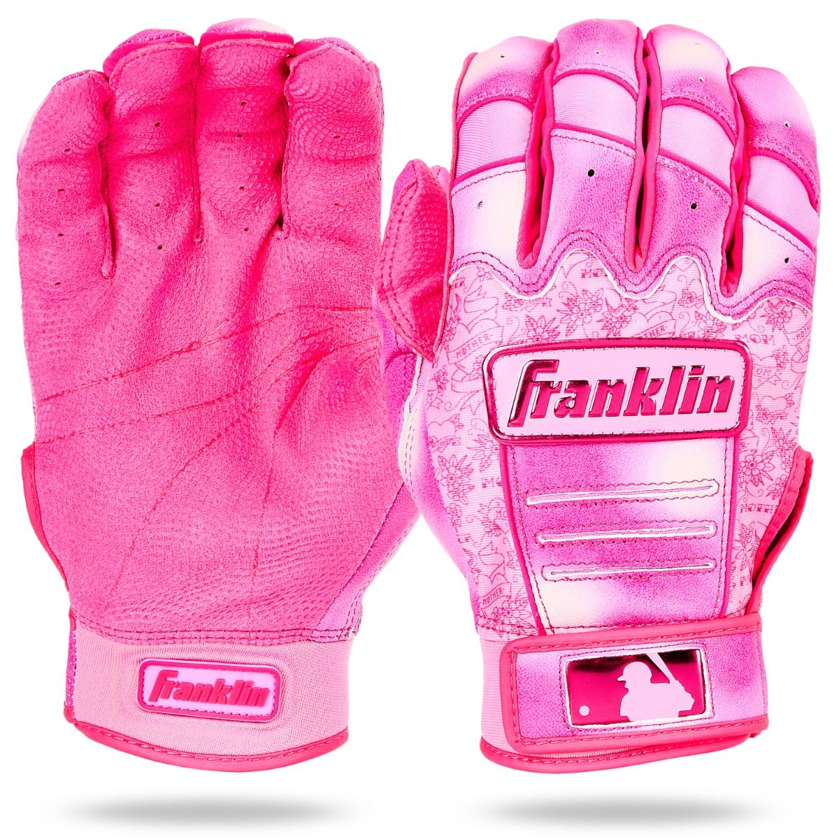 Franklin Pink “Mom” Batting Gloves – Cabretta Leather, Limited