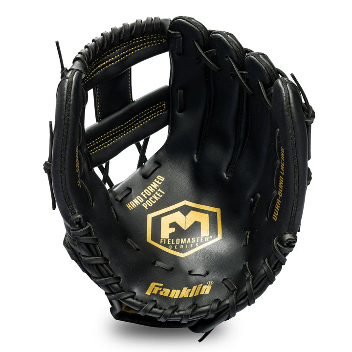 Franklin Sports Baseball and Softball Glove Field Master (11") - Black / Gold1