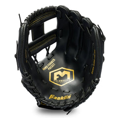 Franklin Sports Baseball and Softball Glove Field Master (11") - Black / Gold1