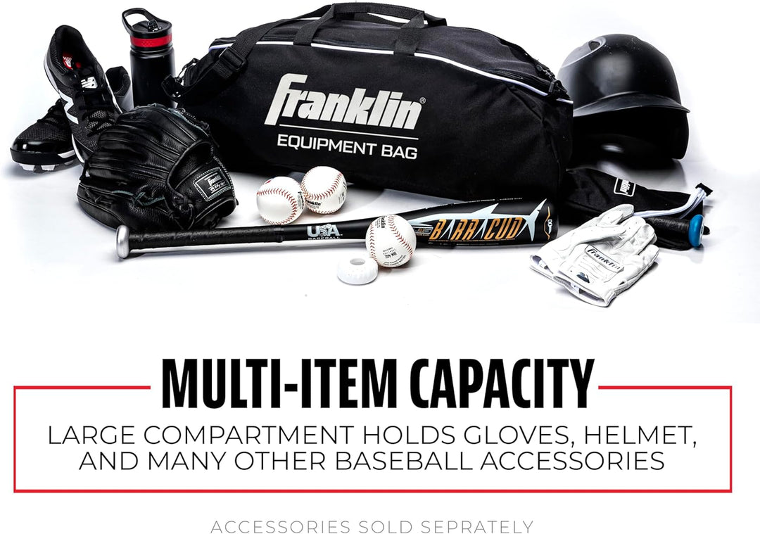 Franklin Sports Junior Baseball Equipment Bag - Stay Organized On and Off the Field3