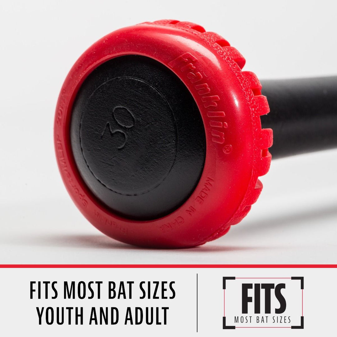 Franklin Sports MLB Gator Grip Baseball Bat Grip Knob_Red3