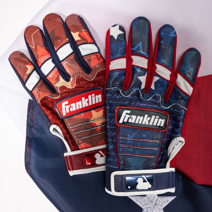 Franklin USA 250 Limited Edition Batting Gloves – Patriotic Baseball &amp;amp; Softball Batting Gloves