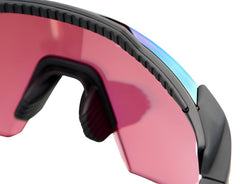 100% AEROCRAFT Soft Tact Black HiPER® Red Multilayer Mirror Lens