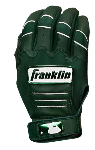 Franklin Adults MLB CFX Pro Batting Gloves Forest Green