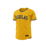 2024-2025 OFFICIAL Aguilas Cibaeñas Full Button Jersey - Gold
