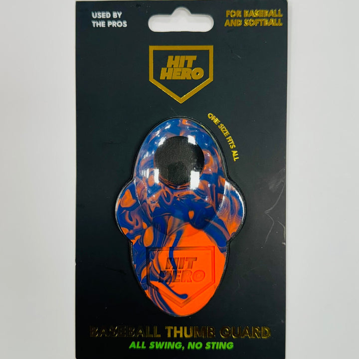Hit Hero Baseball Thumb Guard_Orange/Blue