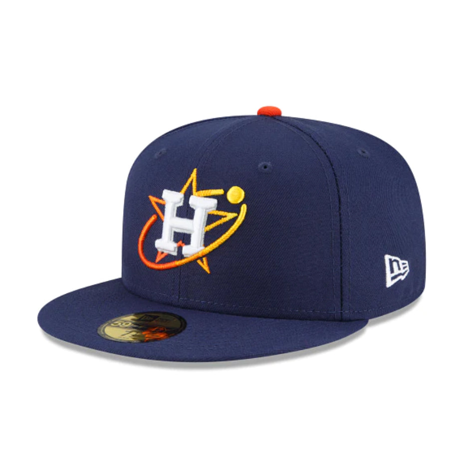 New Era, Accessories, Houston Astros New Era Red White Blue Over Sized  Emblem Fitted Size 7 38